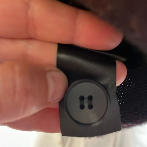 H&M Cardigan Sweater Double Breasted Wool blend purple size Small - Picture 8 of 9